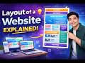 layout of website