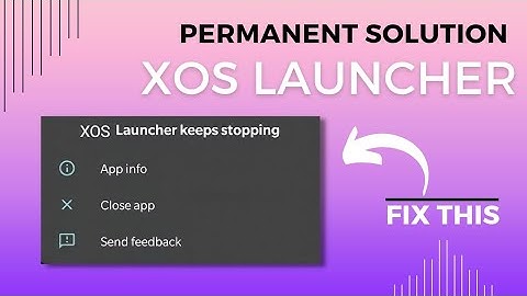 Fix XOS Launcher keeps stopping problem | NO RESET ❌| Permanent Solution 💥