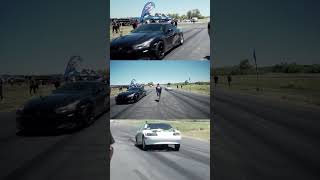 1400Hp Nissan R35 Gt-R Vs 1370Hp Mustang #Hoonigan #Dragracing #Noprep