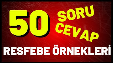 50 Farklı Resfebe Soru ve Cevapları Örnekler #1 Resimli bulmaca