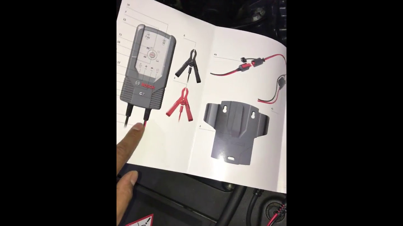 Bosch C7 Battery Charger India review, Connected on a BMW 530d M sport 