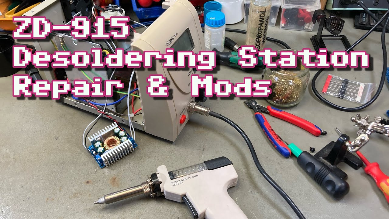 ZD-915 Desoldering Station Repair & Mods