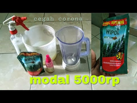 MEMBUAT CAIRAN DISINFEKTAN SEDERHANA DARI WIPOL