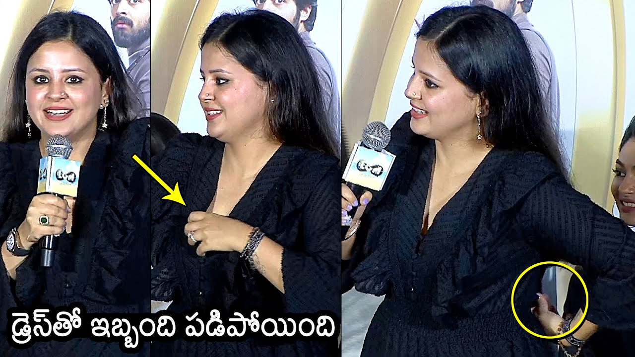 MS Dhoni Wife Sakshi Dhoni Gets Uncomfortable With Her Dress LGM Movie Press Meet News Buzz