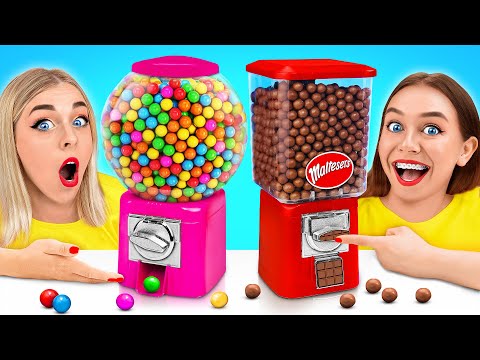 Жевательная Резинка vs Шоколадная Еда Челлендж #2 от Multi DO Food Challenge