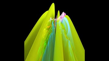 Interstellar 92 3D overlay animation of a vivid fractal design 57 second UHD animation