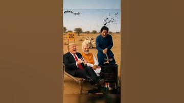 Imran Khan’s Oil Attack😂 | Desert Drama with Modi & Trump#funny #lol #comedy #viral #memes