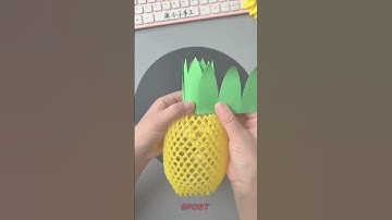 Turn a Waste Bottle into a Cute Pineapple Lantern 🍍 | Easy DIY Craft Idea for Home Decor"