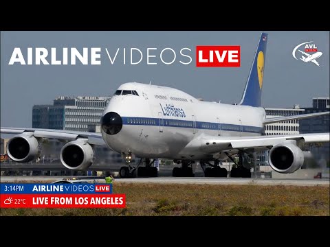 RARE SIGHT! Lufthansa's Retro Livery 747 Runway 24R Takeoff at LAX