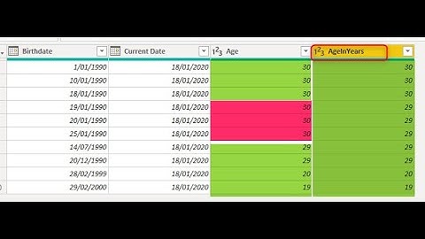 Age in Years Calculation that works for Leap Year in Power BI using Power Query