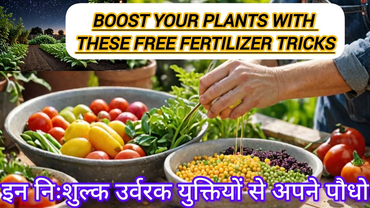 Boost Your Plants with These Free Fertilizer Tricksइन निःशुल्क उर्वरक युक्तियों से अपने पौधो