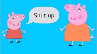 Peppa tells her mom to shut up. (Short ytp I made)