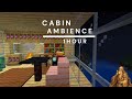 Cozy Cabin at Night | Relaxing Minecraft Ambience