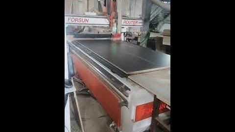 FORSUN ATC CNC Router with Auto Pushing function for woodworking furniture door cabinet