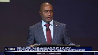 Governor's debate: Tony Thurmond advocates for treatment, community policing