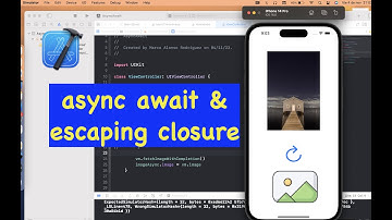 Cómo utilizar async await para descargar una imagen desde una url en iOS de manera segura.
