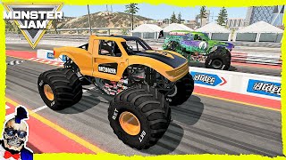 Monster Jam Video Game Drag Racing Championship 2020 | BeamNg Drive screenshot 4