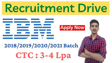 IBM Off Campus Drive 2021| BE Btech MCA| IBM Recruitment 2021| Freshers Hiring | IBM Jobs