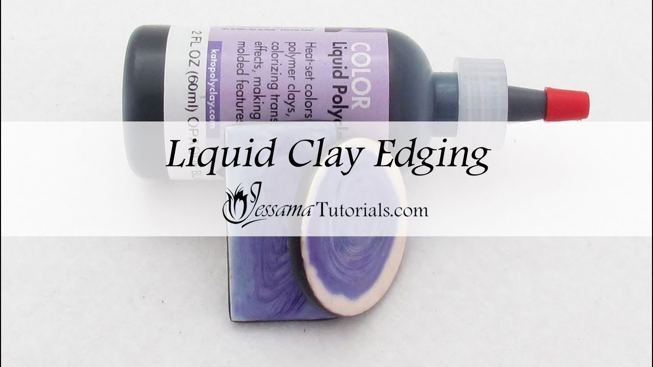 Getting Started with Polymer Clay: Liquid Clay Edging Technique 