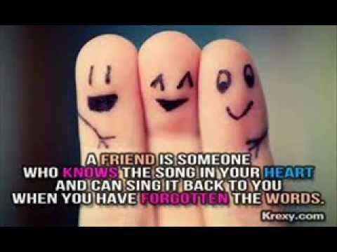 Friendship Quotes & Phrases - YouTube