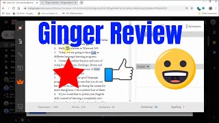 Ginger Proofreader Review screenshot 1