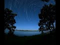Star Trails at Acorn's Resort, Milford Lake, Kansas