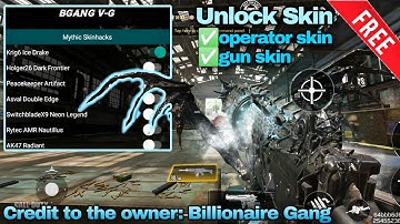 codm mod menu v1.8.40/no root/esp/aim/unlock skin/injector skin/tutorial/vn