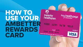 How To Use Your Ambetter Rewards Card