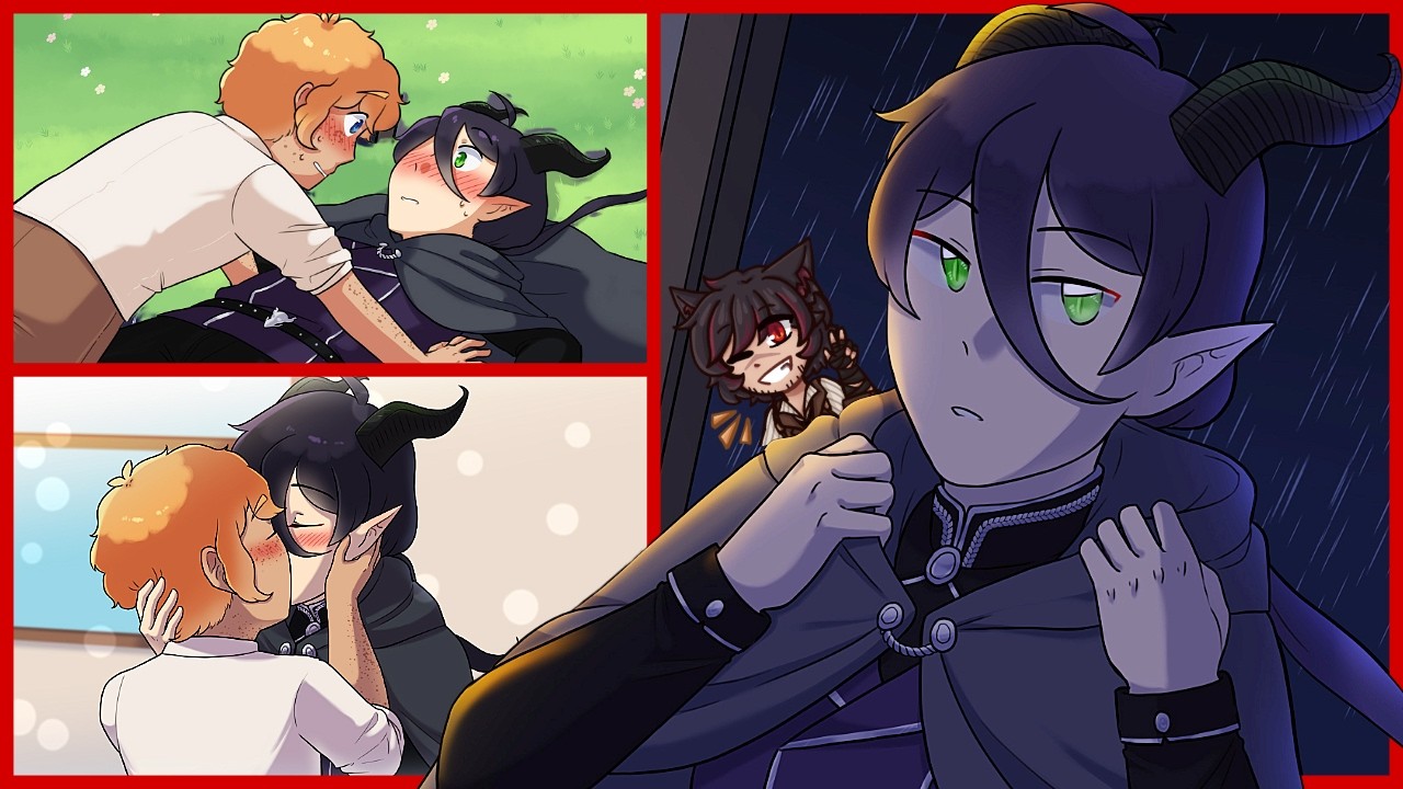 Making A Cute Baker & Emo Boy Kiss With Bread in a Yaoi Game - Bread Makes The Heart Aflutter