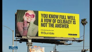 Women boycotts Bumble with anti-celibacy billboards fumble