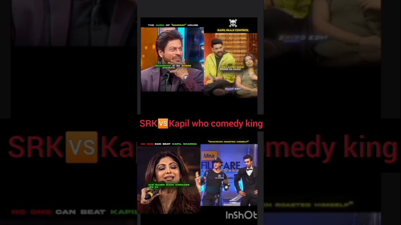 SRK 🆚 kapil sharma comedy 