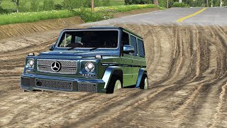 Cars vs Mud Pit – BeamNG Drive