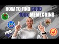 How to find good 100x memecoins  full tutorial