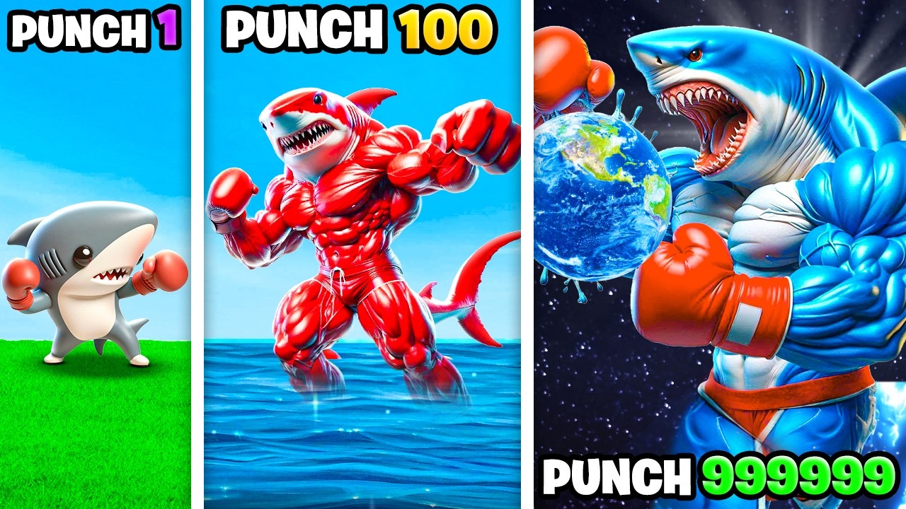 Shark Upgrades With EVERY PUNCH In GTA 5!