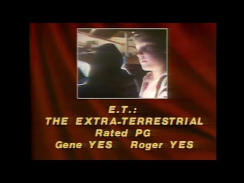 E.T. the Extra-Terrestrial Original Siskel and Ebert Film Review Sneak Previews (1982)