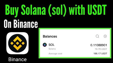 How to buy Solana coin with usdt on Binance / Binance usdt to sol buy