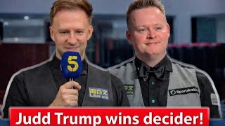 Celebrity Judd Trump Beats Murphy 10-9! FULL PLAYER INTERVIEWS! Profile