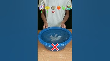 TRY TO GUESS HOW MANY TISSUE PAPER IT TOOKS? #satisfying #asmr #experiment #water