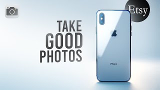 How to Take Good Photos for Etsy with iPhone (tutorial)