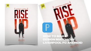 Cara Membuat Desain Jadwal Sepak Bola Seperti Liverpool di Hp | Tutorial Pixellab screenshot 1