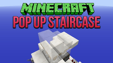 Minecraft: Pop Up Staircase Tutorial