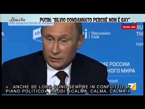 Putin: «Silvio perseguitato perché non è gay»