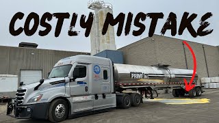 Truck Driver makes HUGE MISTAKE what now? (Trucking) Prime Inc Tanker 😭