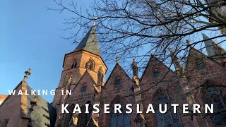 Walking in KAISERSLAUTERN, Germany | Street Tour