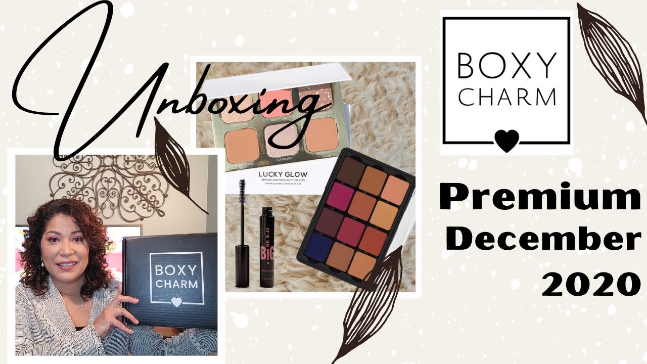 Unboxing | Boxycharm | Premium Box | December 2020 | Beauty Review