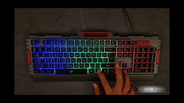 The Best 8 Keyboard LED Rainbow Backlit Wired Keyboard with Red Switches