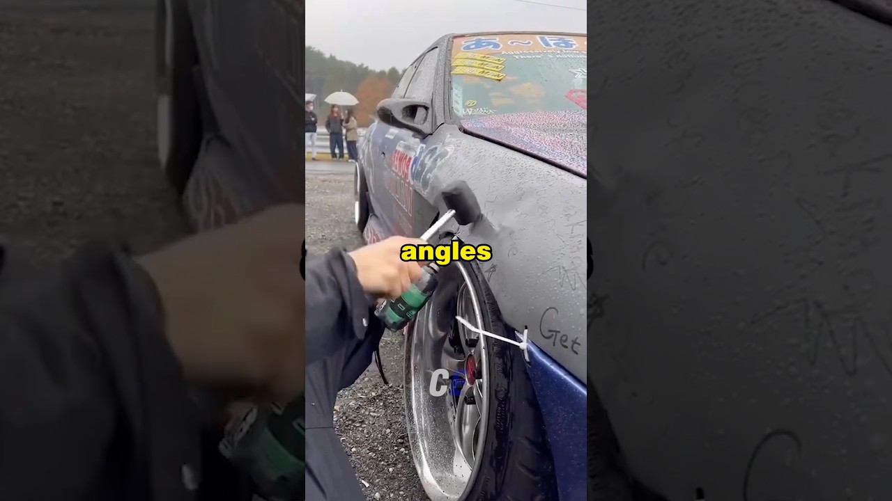 Why drift cars have insane negative camber?