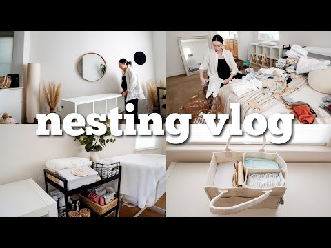NESTING VLOG ⎮ Nest with me for baby #1