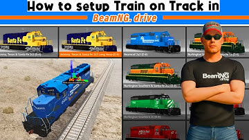 Place Trains on Tracks in BeamNG.drive 🔥 — Easy Complete Tutorial