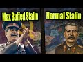 Max Buffed vs Regular Stalin | Double Timelapse (HOI4)